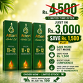 3 Hair Oil Bottles - 90-Day Hair Transformation Pack by Attari Herbal
