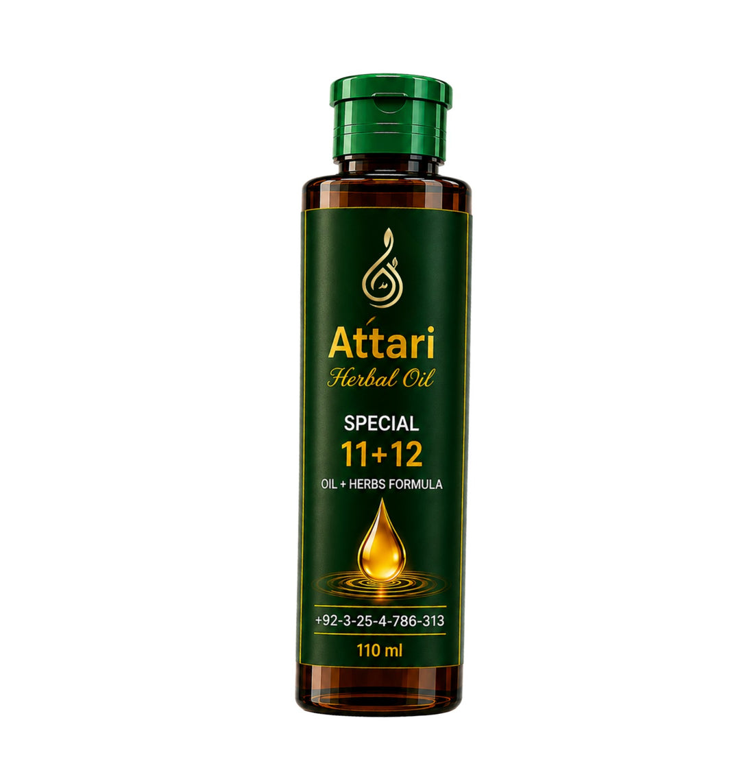 Attari Herbal Hair Oil bottle - best hair oil for hair growth and scalp nourishment