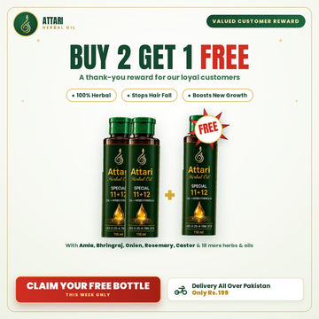 Attari Herbal Oil; Value Pack (Buy 2, Get 1 FREE)