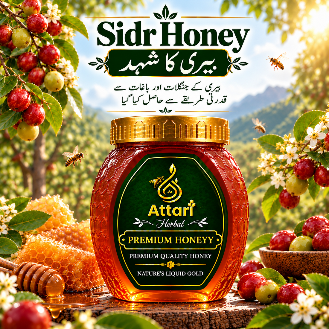 Pure Sidr Honey (Beri Honey)